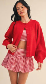 Red Cardigan