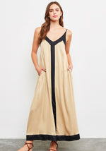 Colorblock Maxi Dress