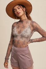 Lacy Mesh Layering Top