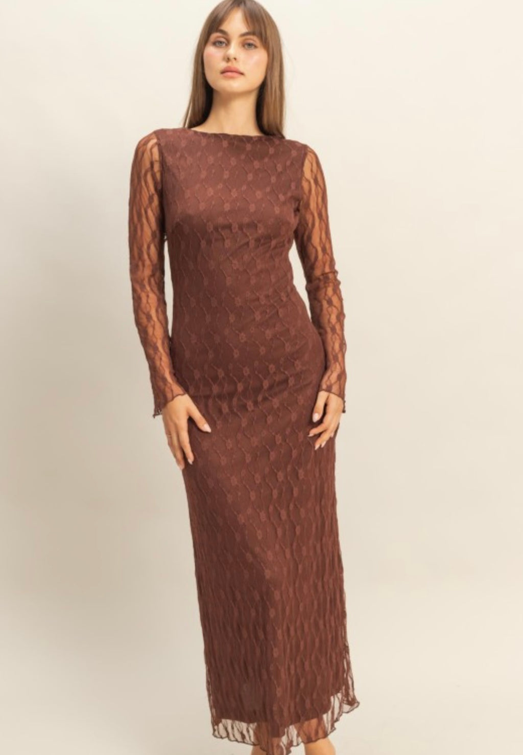 Lace Fitted Dress