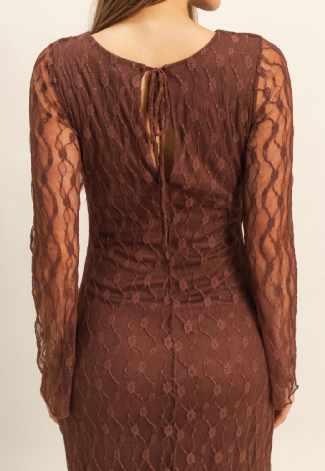 Lace Fitted Dress