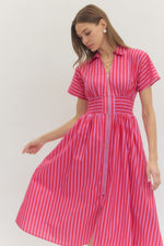 Peppy Stripe Midi