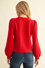 Bow Accent Sweater