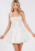 White Corset Dress