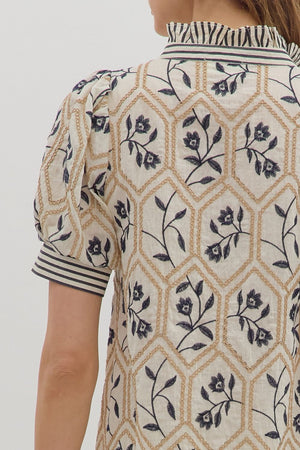 Floral Embroidered Blouse