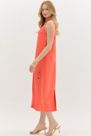 Ribbed Midi Dress