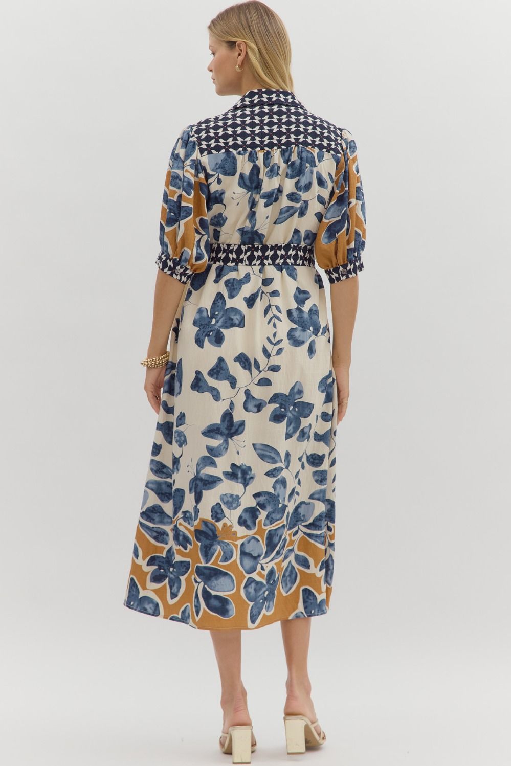 Botanical Print Dress