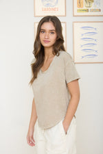 Raw-Edge Tee
