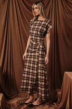 Rivers Plaid Midi Dress
