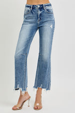Sarah Distressed Crop Jean