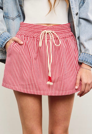 Retro Red Skort