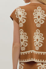 Elite Damask Top