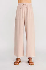 Soft Linen Embroidered Pant