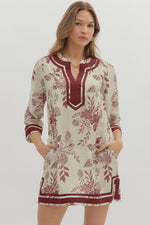 Key Trim Dress