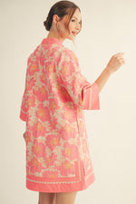 Scallop Jacquard Dress