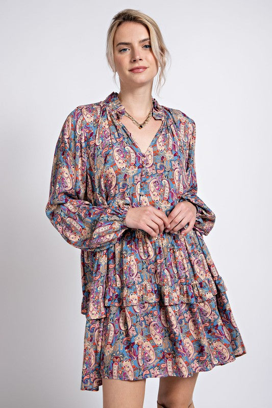 Flowy Paisley Dress