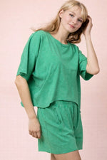 Dual Texture Shorts Set