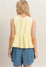 Christia Lace Trim Top