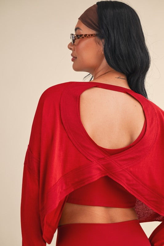 Cut-Out Layering Top
