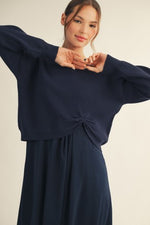 Soft Knotted Sweater