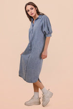 Casual Denim Midi