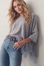Lace Trim Pancho
