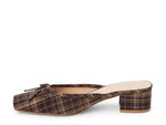 Geneva Plaid Mule