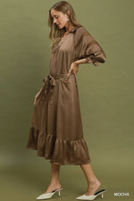 Satin Lace Midi