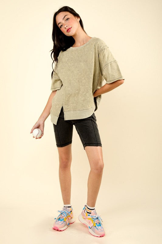 Oversized Washed Tee