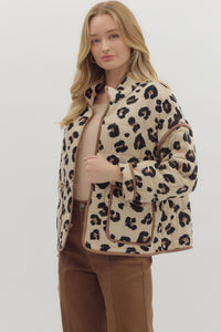 Quilted Leopard Jacket
