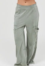 Mineral Washed Cargo Pants