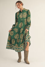 Tiered Boho Dress