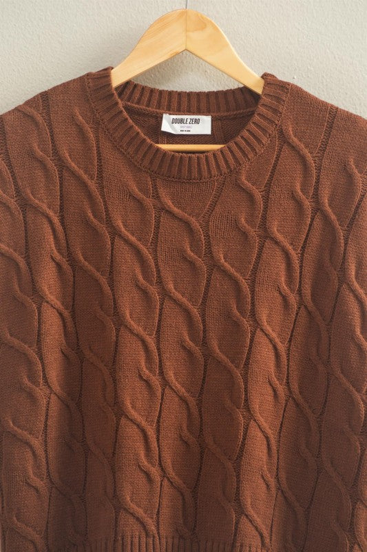 Cable-Knit Vest