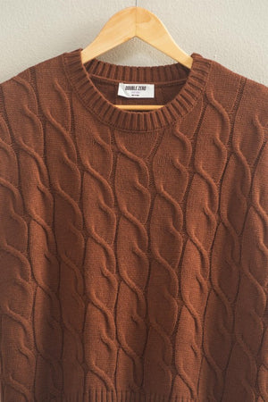 Cable-Knit Vest