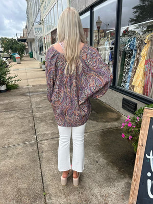 Retro Paisley Top