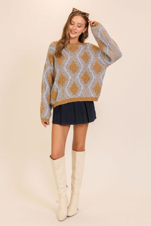 Cozy Diamond Sweater