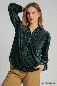 Burnout Velvet Top