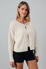 Rolled Neck Cardigan