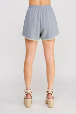 Soft Linen Embroidered Shorts