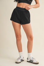 Contrast Thread Athletic Shorts