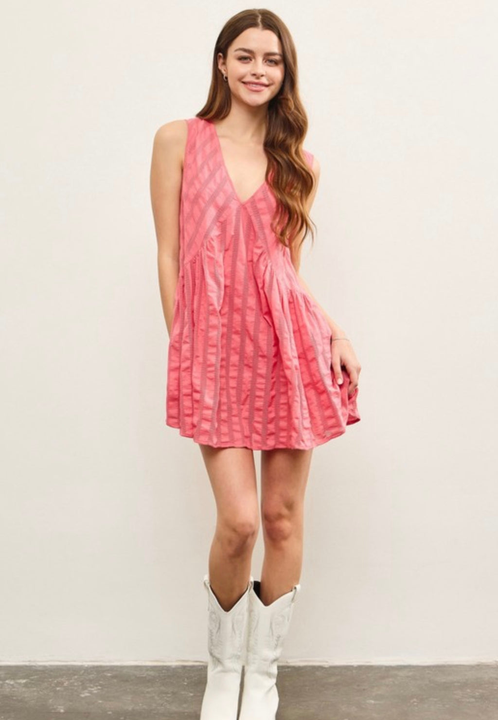 Raspberry Freeflow Dress