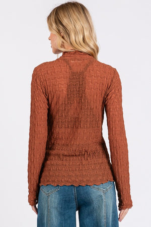 Mock Neck Top