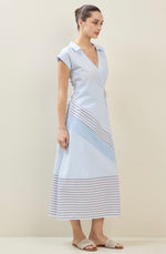 Maxi Wrap Shirt Dress