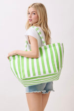 Striped Terry Beach Bag