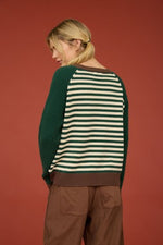 Raglan Stripe Sweater
