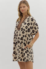 Oversized Leopard Dress