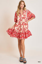 Boho Print Dress