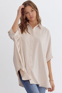 Ecru Dolman Blouse