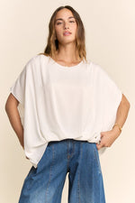 Draped Silhouette Top