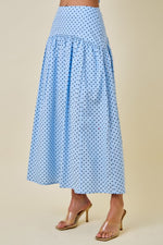 Polka Dot Maxi Skirt